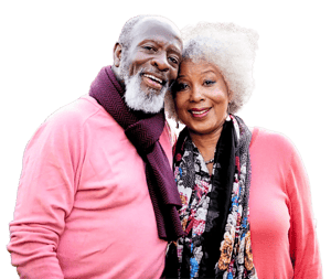 Man_Woman_Black_60s-70s_Posing_Outdoors_Cutout