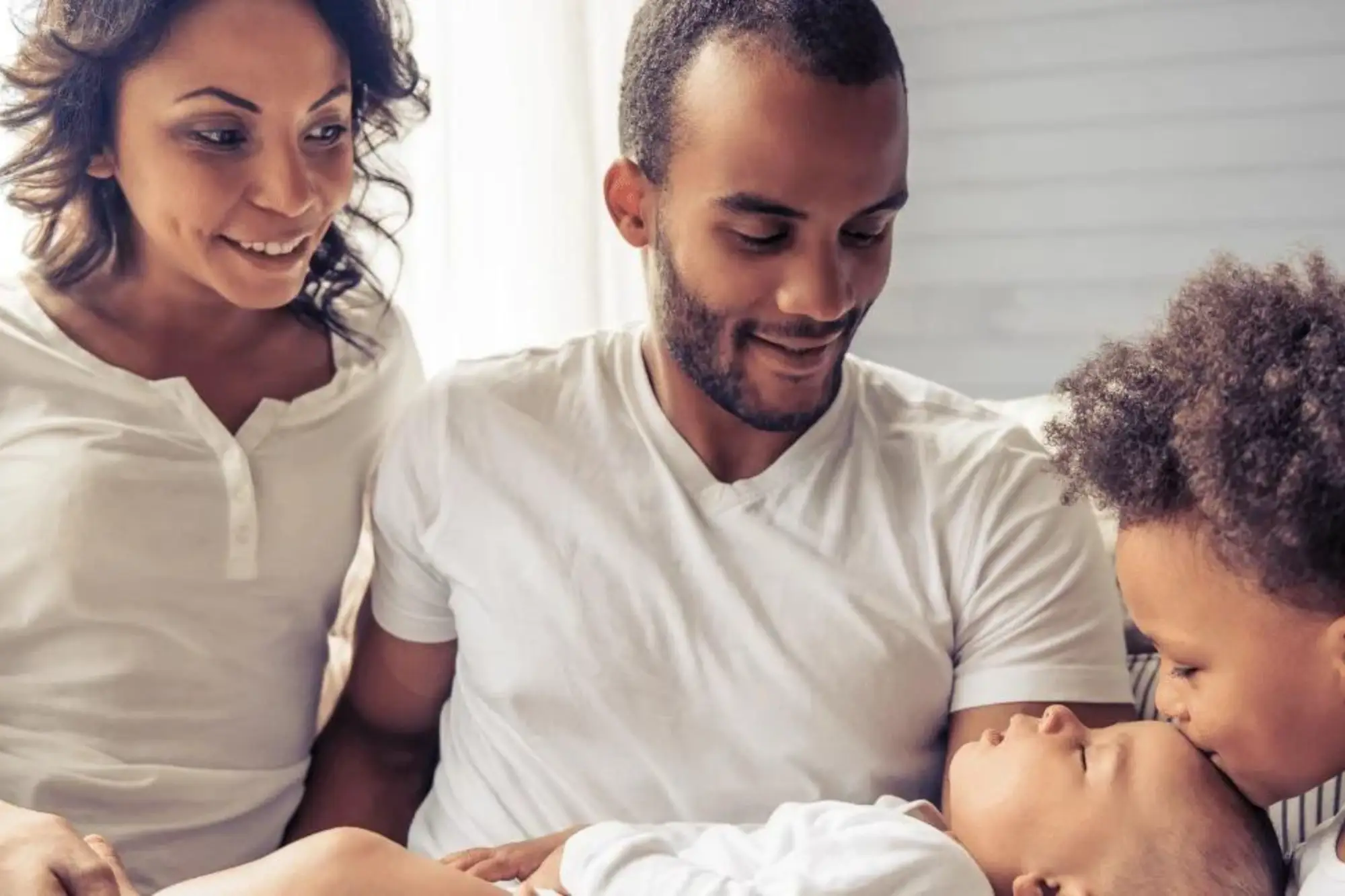 Impact family with baby